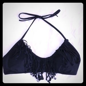 NWOT Vs Victoria’s Secret Black Fringe Bikini M